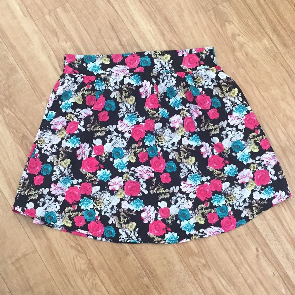 Floral Skater Skirt